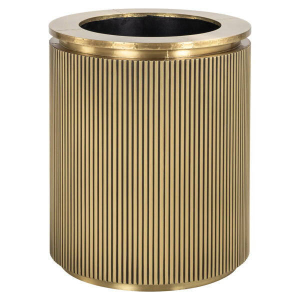Richmond Interiors Ironville Brushed Gold Planter - 50cm