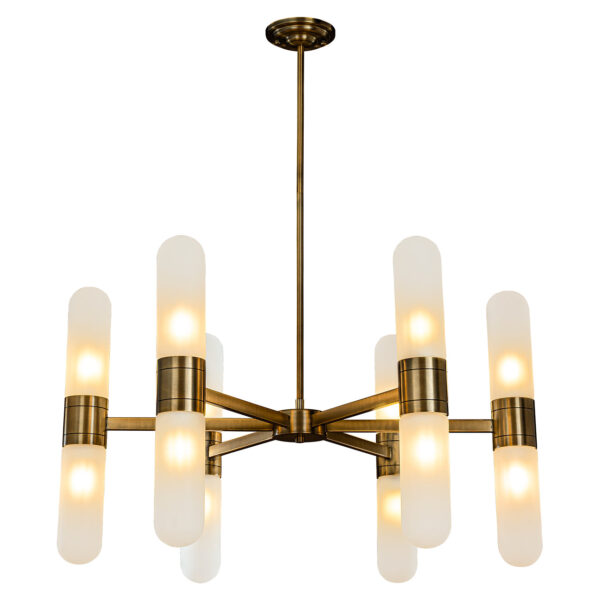 Richmond Interiors Tricon Bronze Chandelier