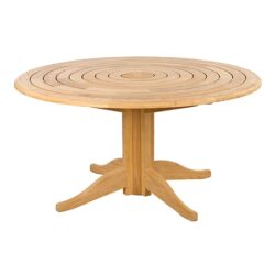 Robalt Outdoor 1450mm Bengal Pedestal Dining Table In Natural