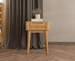 Rosa Solid Oak Bedside Table