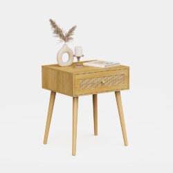 Sienna Rattan Bedside Table