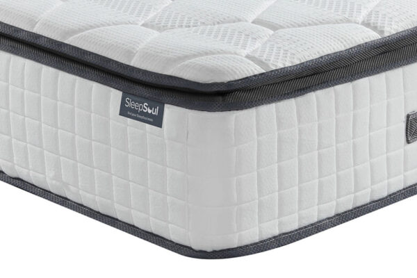SleepSoul Bliss 800 Pocket Memory Pillow Top Mattress, Single