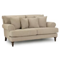 Sumter Fabric 2 Seater Sofa In Beige