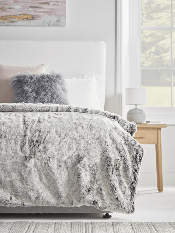 Supersoft Faux Fur Throw - Husky