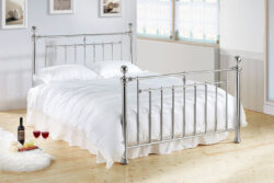 Time Living Alexander Chrome Bed Frame, Double