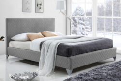 Time Living Brooklyn Grey Bed Frame, Double
