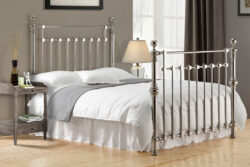 Time Living Edward Chrome Bed Frame, Double