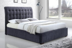 Time Living Hamilton Dark Grey Bed Frame, Double
