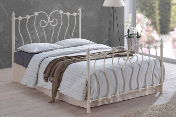 Time Living Inova Ivory Bed Frame, Single