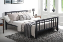 Time Living Metro Black Bed Frame, Single