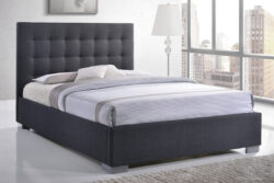 Time Living Nevada Grey Bed Frame, Double