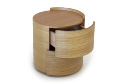 Tommy Franks Dexter Pair of Bedside Tables - Ash Oak