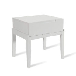 Twenty10 Designs Orchid White Bedside Table