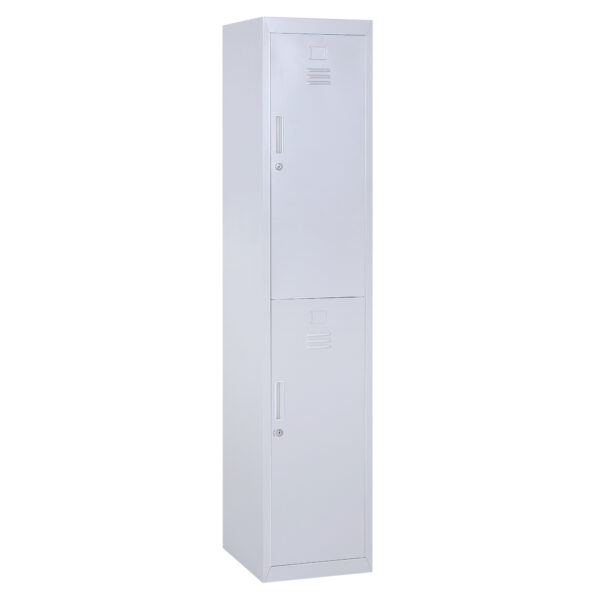 Vinsetto Steel Locker Cabinet, Lockable Office Storage with Shelves, Durable Cold-Rolled Steel, for Schools, Offices, Gyms, Grey Aosom UK