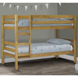 Wayne Wooden Children Bunk Bed In Light Oak