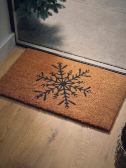 Winter Snowflake Doormat