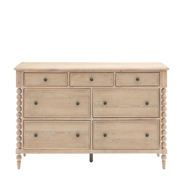 Abingdon 7 Drawer Chest of Drawers - Natural