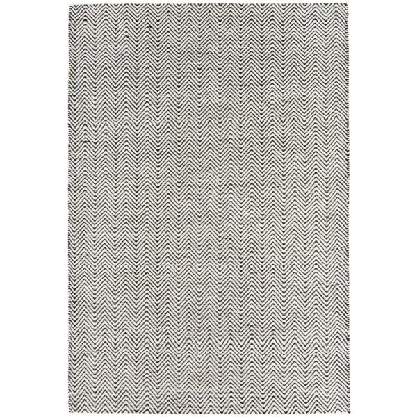 Asiatic Carpets Ives Hand Woven Rug Black & White / 160x230cm
