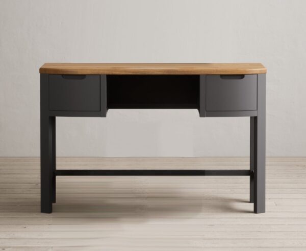 Bradwell Oak and Charcoal Painted Dressing Table
