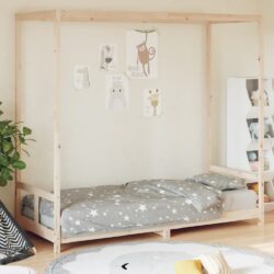 Burwell 80x200cm Wooden Children Bed In Natural