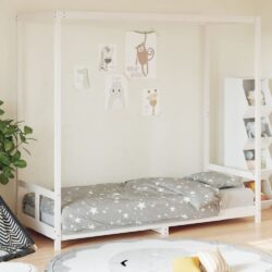 Burwell 80x200cm Wooden Children Bed In White