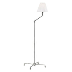 Classic No.1 1 Light Adjustable Floor Lamp - Polished Nickel