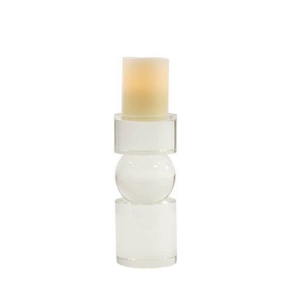 Crystal Glass Small Candle Holder