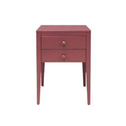 DI Designs Radford 2 Drawer Bedside Table in Red