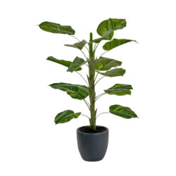 Faux Elephant Ear Plant in Pot