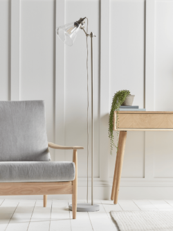 Glass & Concrete Floor Lamp