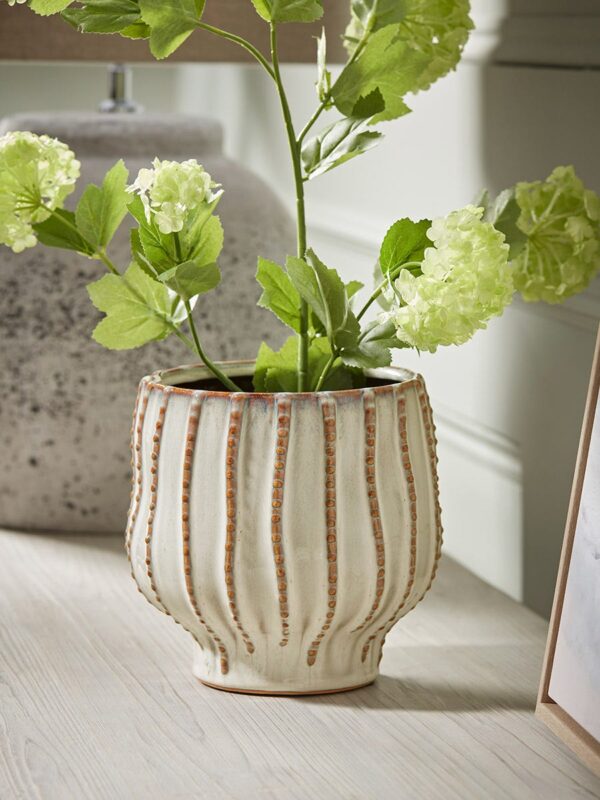 Glazed Textured Planter - Large