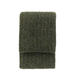 Melange Knit Throw - Khaki Green