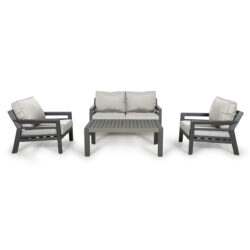 New York 2 Seat Sofa Set - Dove Grey