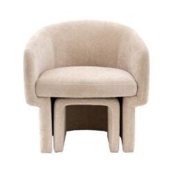 Olivia's Studio Alaska Armchair in Cream