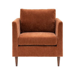 Olivia's Studio Chesterfield Armchair in Rust