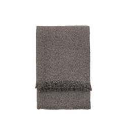 Olivia's Studio Melange Acrylic Throw in Dark Grey