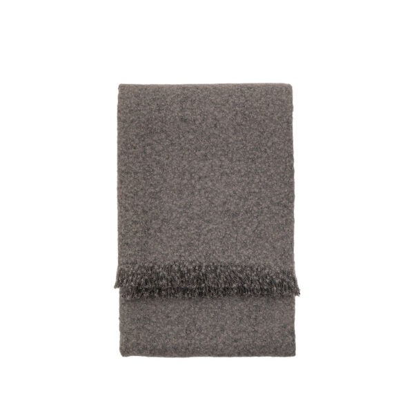 Olivia's Studio Melange Acrylic Throw in Dark Grey