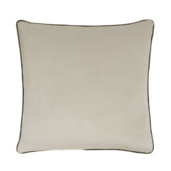 Pelham Cushion - Stone with Taupe Piping