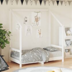 Ringgold 70x140cm Wooden Children Bed In White