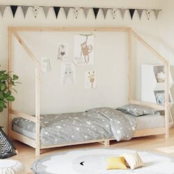 Ringgold 90x190cm Wooden Children Bed In Natural
