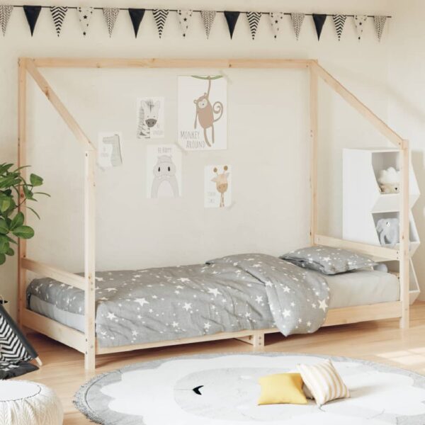 Ringgold 90x200cm Wooden Children Bed In Natural
