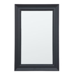 Salta Small Wall Mirror In Lead Wooden Frame