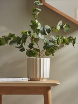 Speckled Fluted Planter