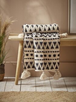 Abstract Tufted Throw