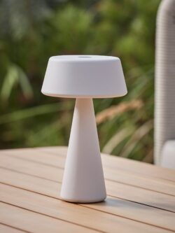 Aldan Outdoor Table Lamp - White