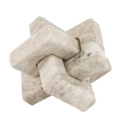 Ankeny Marble Square Linked Sculpture In Sandstone