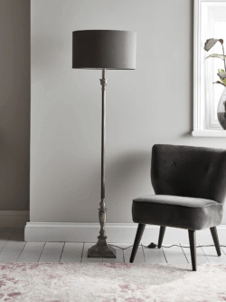 Antique Silver Floor Lamp