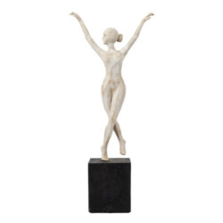 Bandera Polyresin Encore Sculpture In White And Black