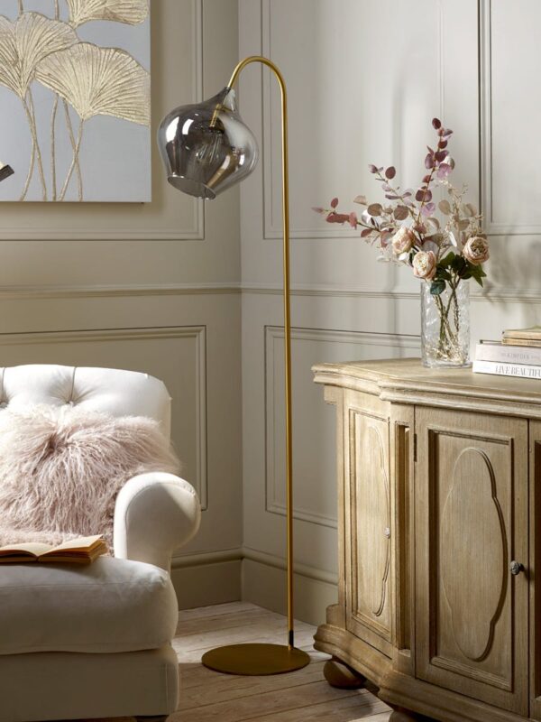 Bell Floor Lamp - Brass