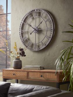 Black Cut Out Clock